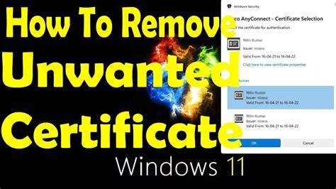 remove smart card certificates from computer|how to remove certificates windows 10.